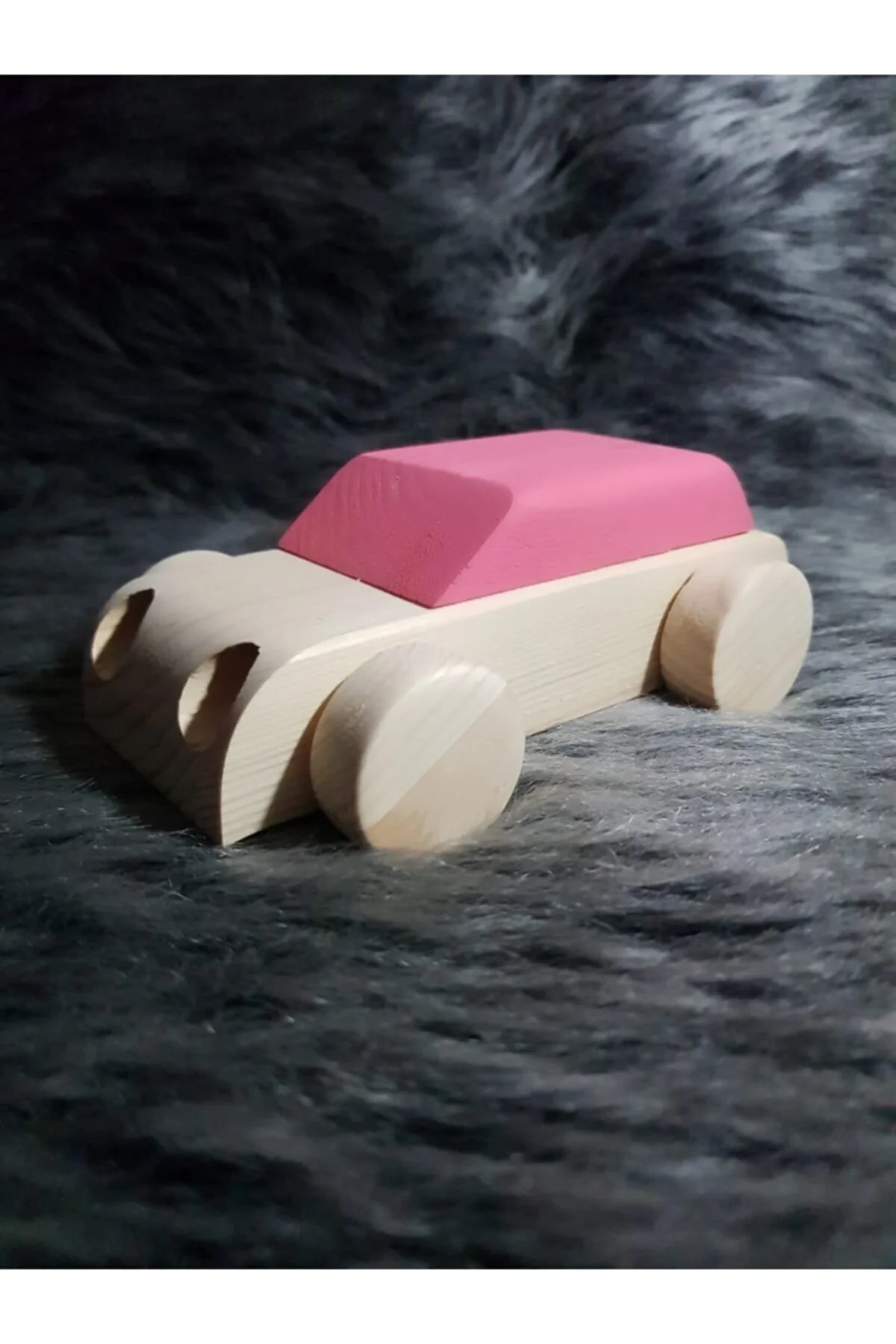 Ahşap Oyuncak Coop Tekerlekli Araba, Ahşap Montessori Oyuncak, Şirin Bebek Oyuncakları