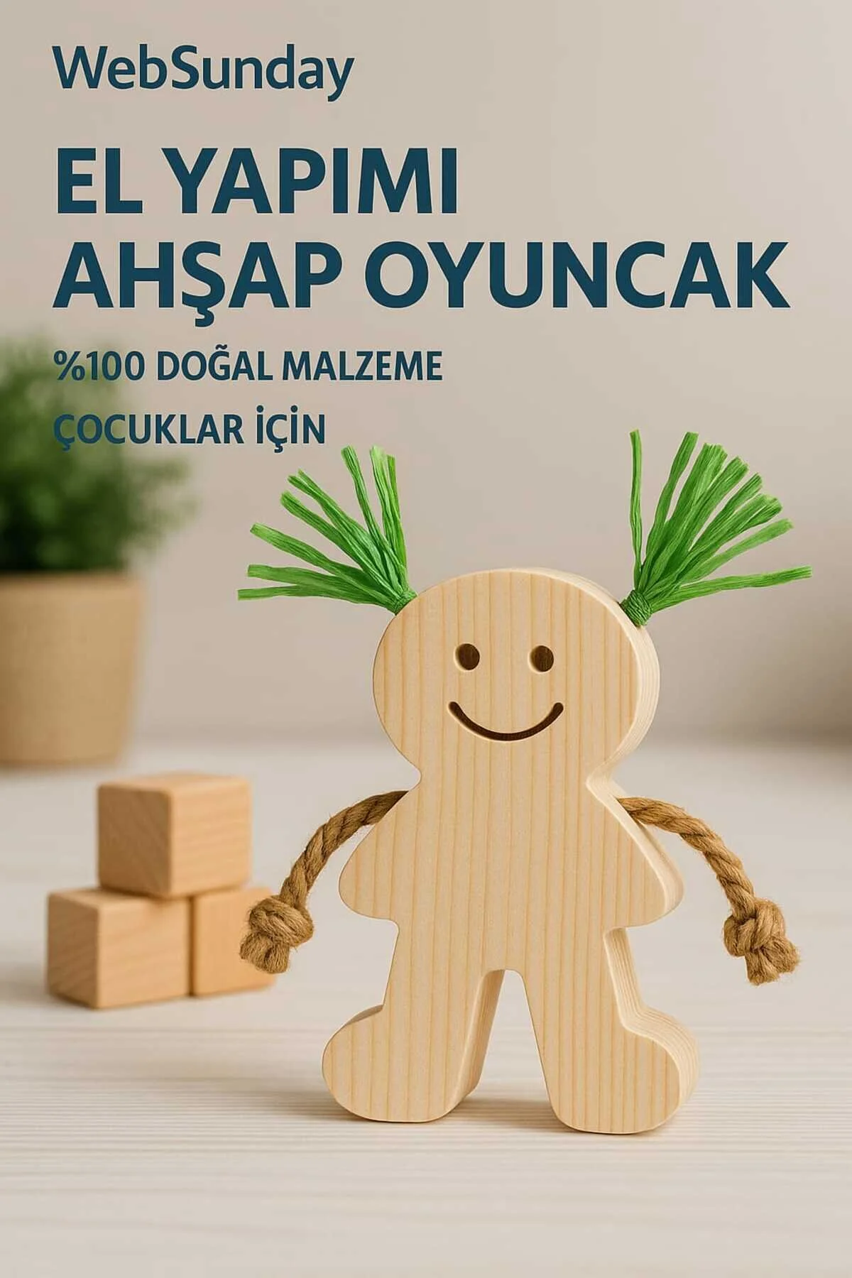 Ahşap Cutie El Yapımı Oyuncak Pıtırcık